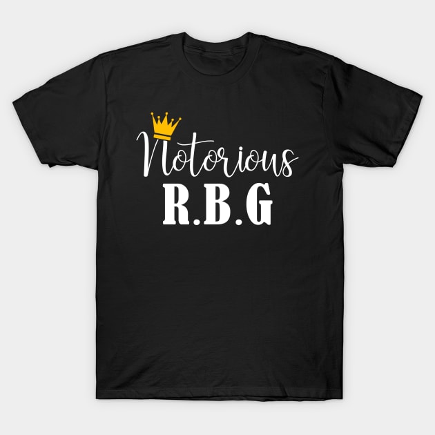 Notorious RBG Feminist for Ruth Bader Ginsburg Fan T-Shirt by HCMGift
